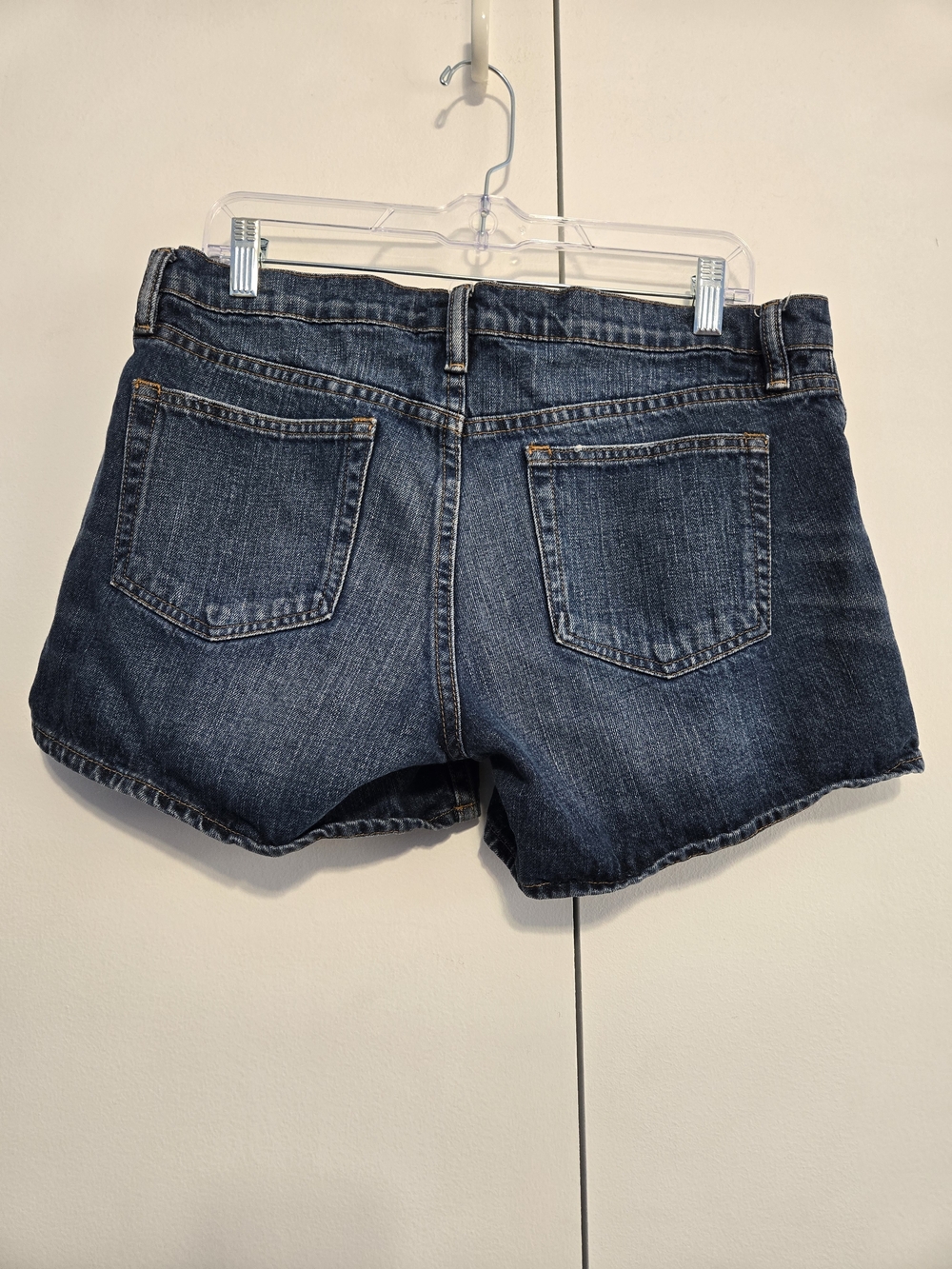 Ralph Lauren Sport Denim Shorts Womens 8 Blue Jean Shorts Pony Logo Y2K - Picture 4 of 5